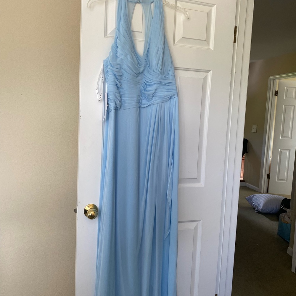 Azazie Brityn, sky Blue, size A14